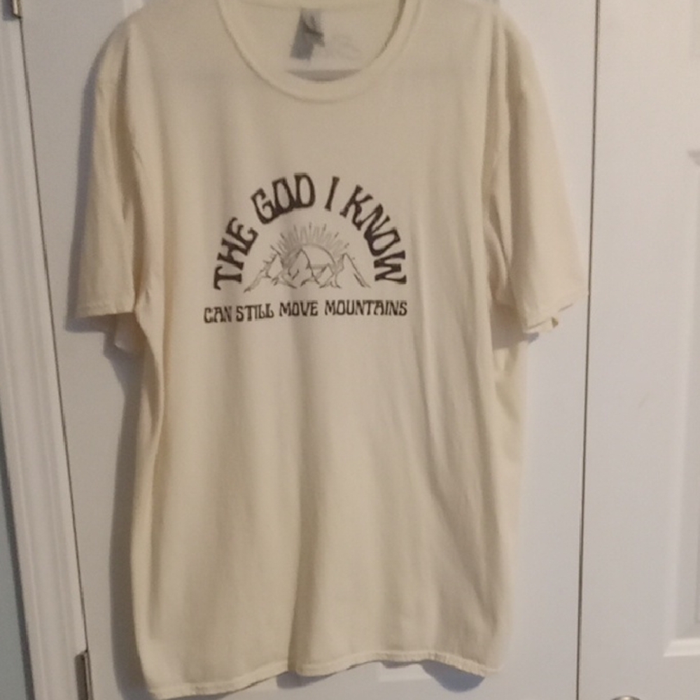 Gildan Cream Inspirational Graphic Tee